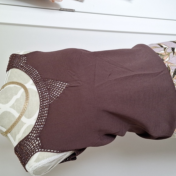 NWOT [S]Linen Tahari wide leg pants /brown top (Bundle) - Picture 5 of 5